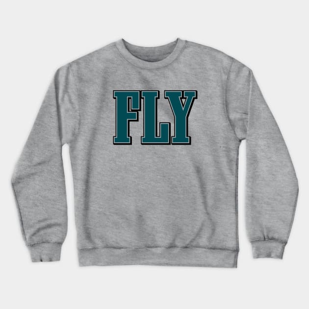 Fly 1 Crewneck Sweatshirt by Center City Threads